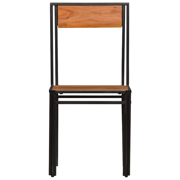vidaXL Eetkamerstoelen 4 st massief acaciahout