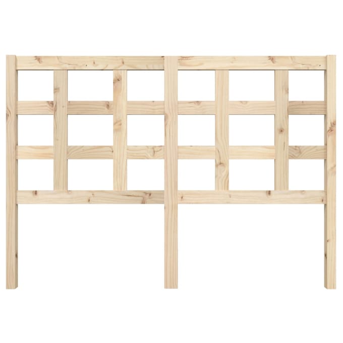 vidaXL - Hoofdbord - 140,5x4x100 - cm - massief - grenenhout