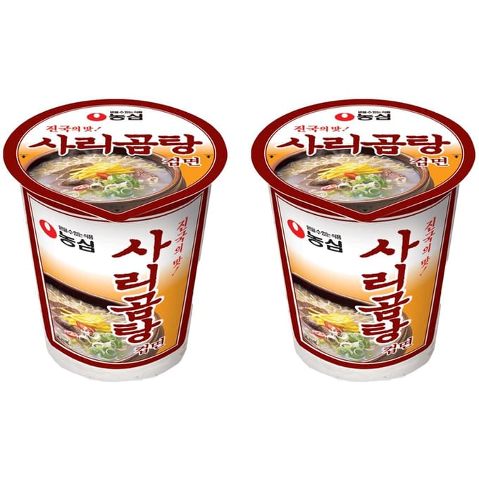 Nouilles Nongshim Sari Gomtang 61g (3 Options) #2PCS beige