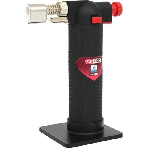 KS Tools Lötgerät Gasbrander 1300 °C (max) Met Piëzo-ontsteker, Incl. uitrusting