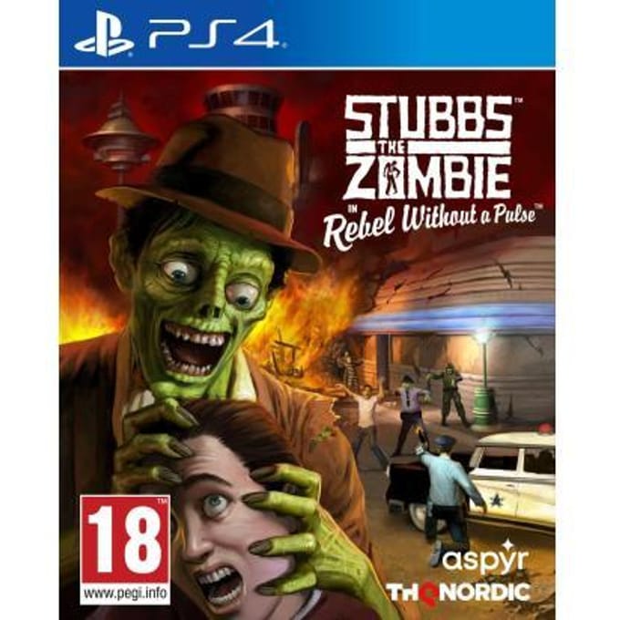 Sony PlayStation 4 PS4 Stubbs The Zombie - Rebel Without A Pulse Games
