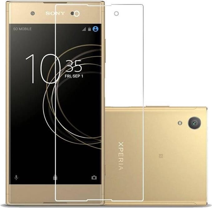 Tempered Glass / Glazen Screenprotector Geschikt voor Sony Xperia XA1 Plus