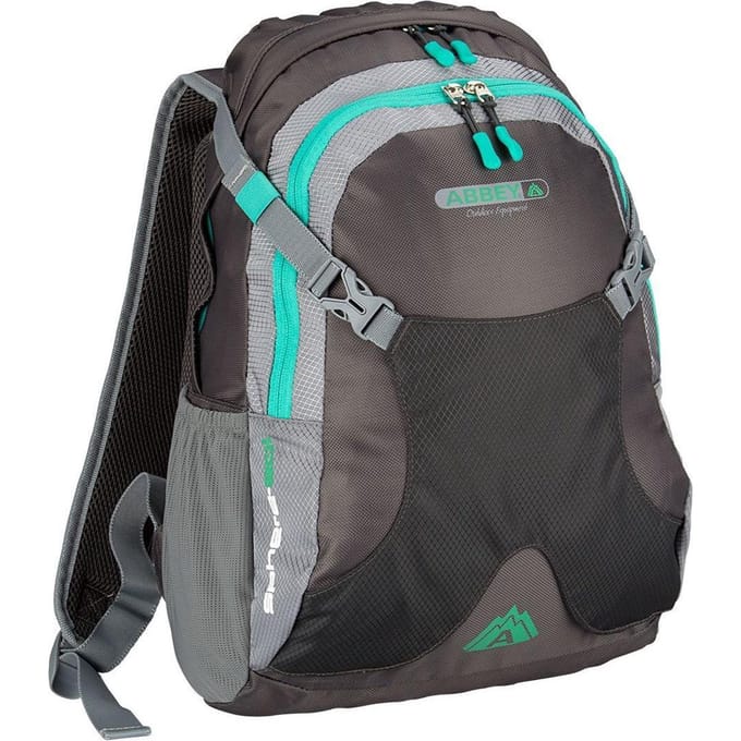 Abbey Camp Rugzak - Outdoor backpack - 20 Liter - Grijs/Groen