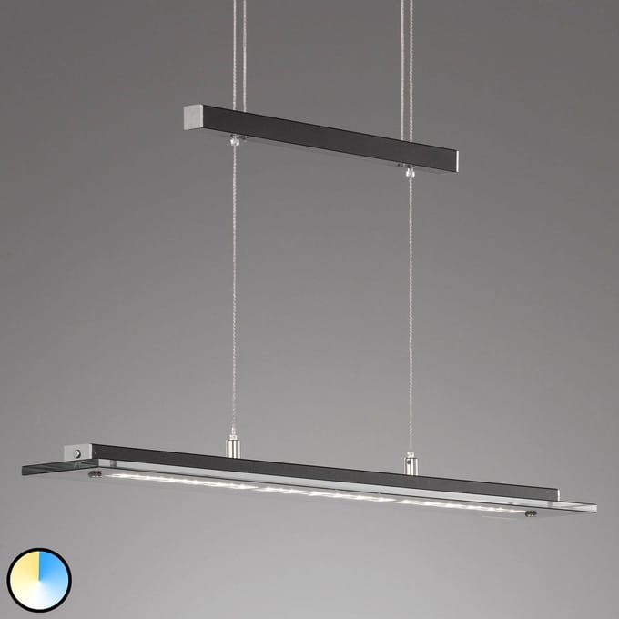 Fischer & Honsel - Hanglamp Tenso TW - LED - 2100 lumen - Dimbaar - 2700/3350/4000K - Zwart