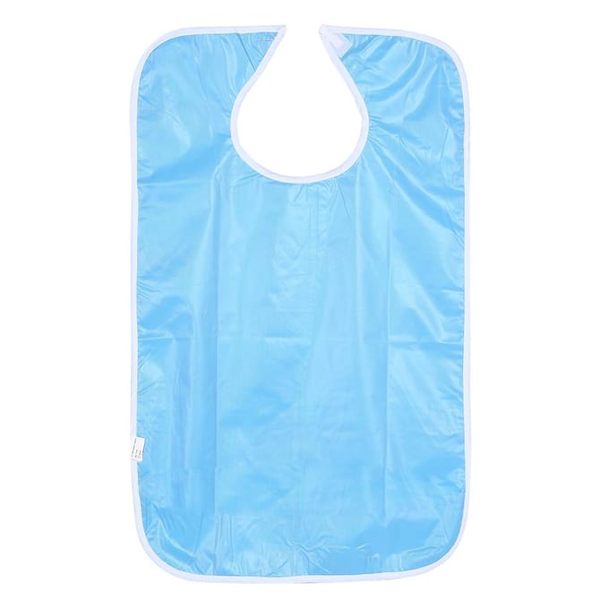 Bavoir Adulte Imperméable pour Repas Double Épaisseur Protecteur de Vêtements pour Repas pour Personnes Âgées Kaki kaki