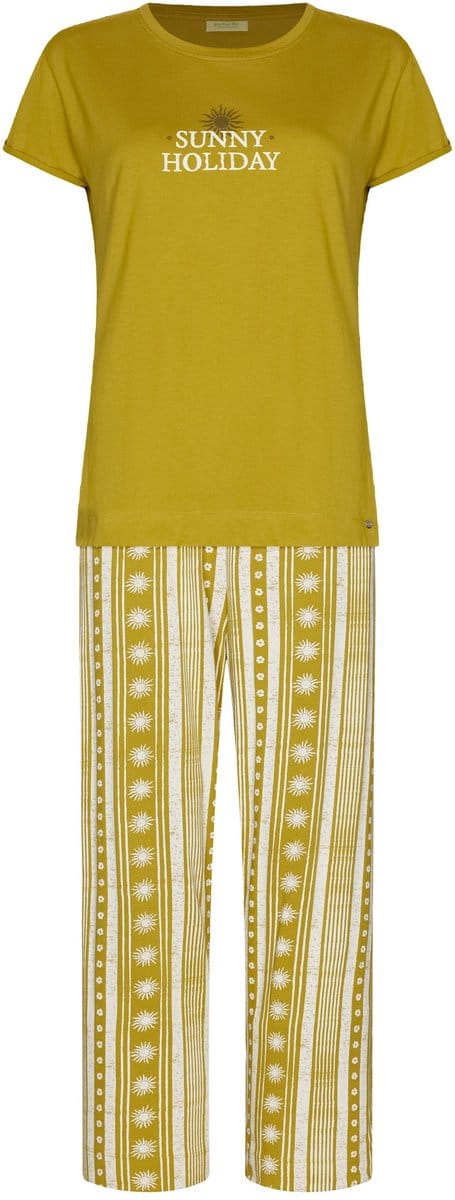 MyRebelle - Pyjama - Sunny Holiday - Katoen - Groen - Maat 48