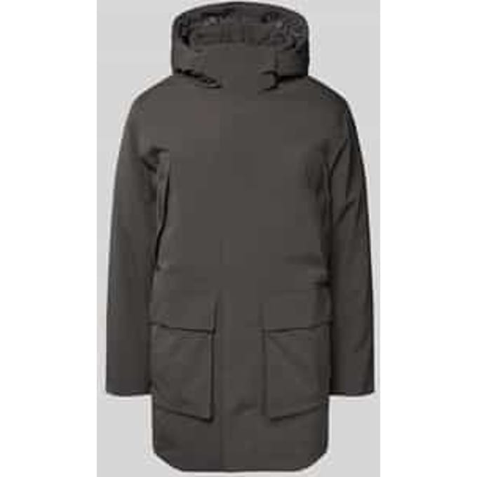Parka met capuchon en klepzakken, model 'MOON'