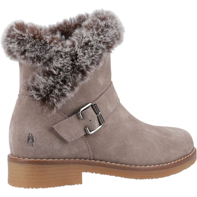 Hush Puppies Hannah Suède Dameslaarzen Taupe