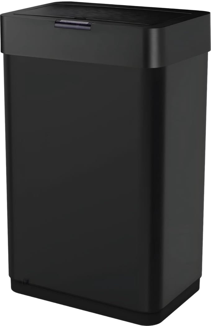 Azomor® Stijlvolle sensor vuilnisbak met dubbele compartimenten voor afvalscheiding