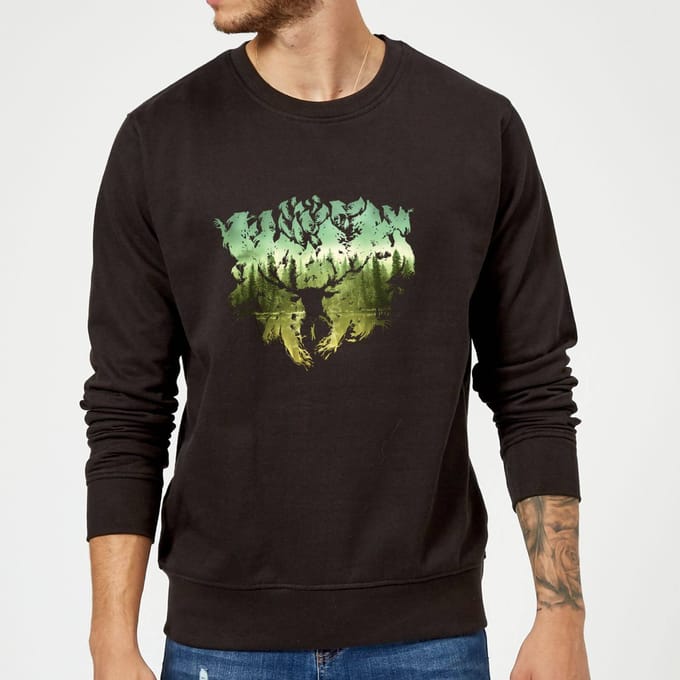 Harry Potter Patronus Lake trui - Zwart - L