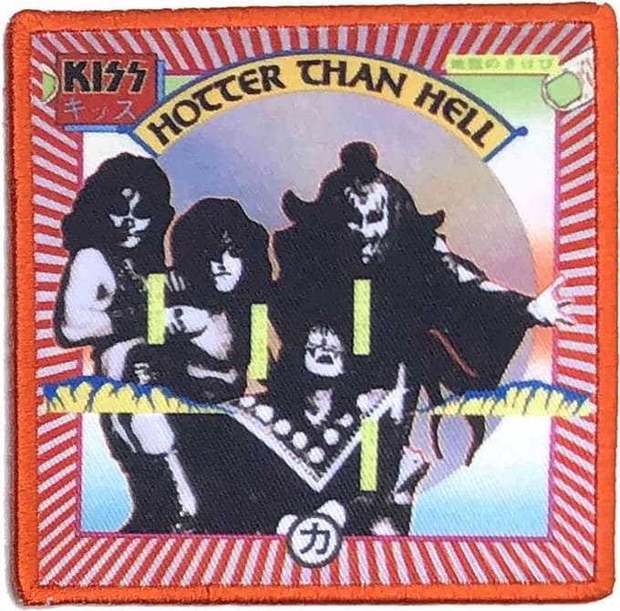 Kiss - Hotter Than Hell Patch - Multicolours