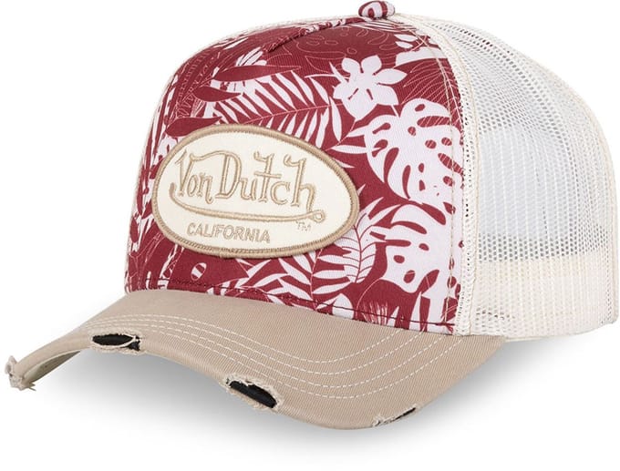 Von Dutch Print 3 Pet Beige,Rood