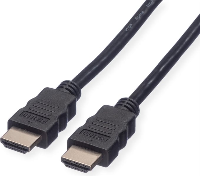 ROLINE HDMI High Speed kabel met Ethernet M-M, zwart, 7,5 m
