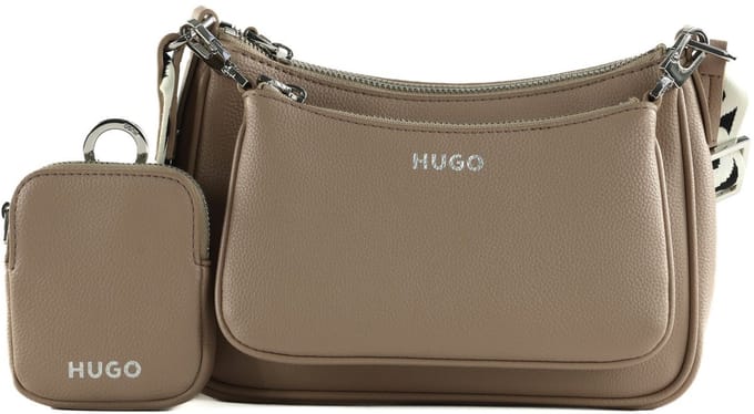 HUGO Schoudertas Bel Multi Crossbody Bag Beige