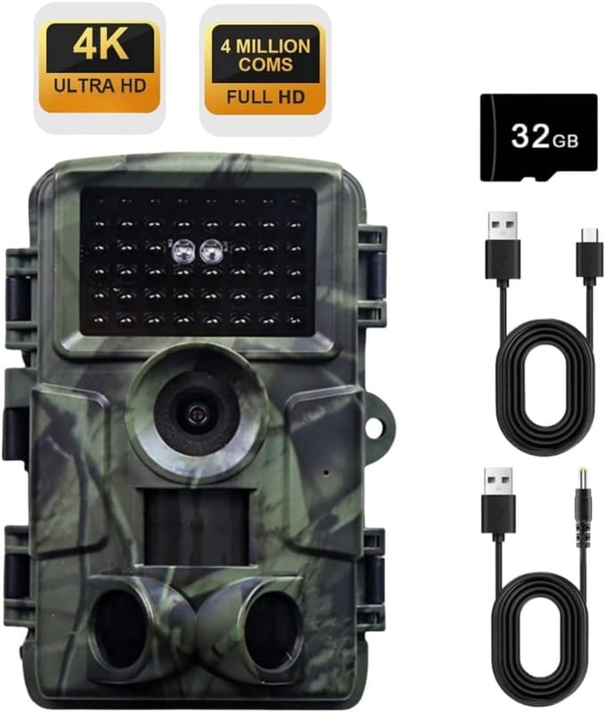 Wildcamera met Nachtzicht - Buitencamera - Waterdicht - Full HD - Infrarood