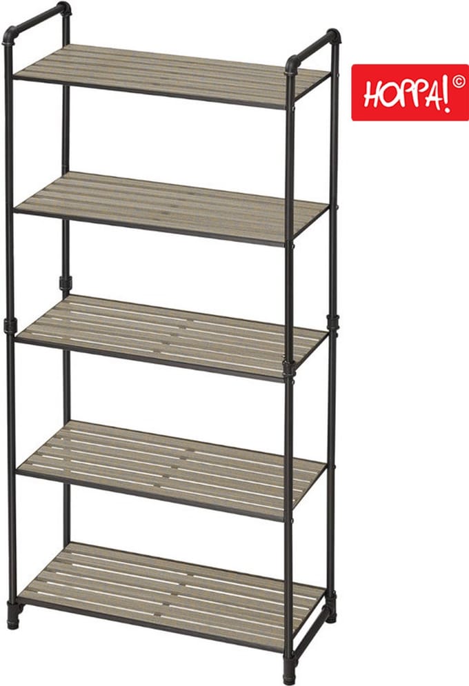 Hoppa! Opbergrek - Greige - 64x30x130 (BxDxH)