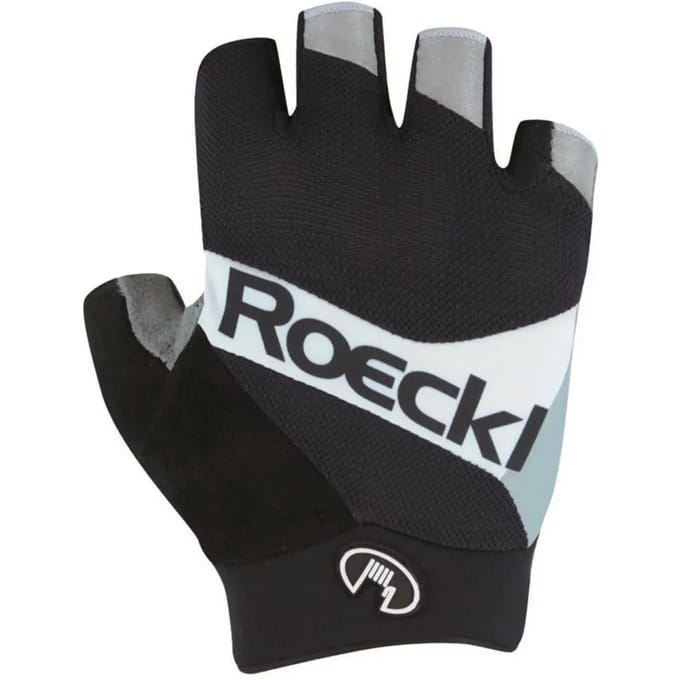 Roeckl Iseo Fietshandschoenen Zomer Unisex Zwart Wit - Black White-8