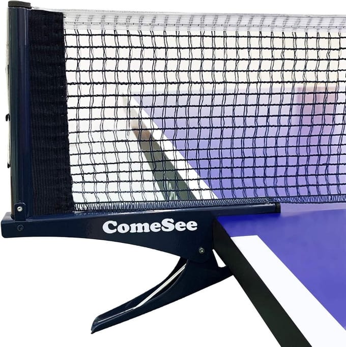 Professioneel Tafeltennis Net met Klemmen - Staal Pingpong Net voor Training en Competitie