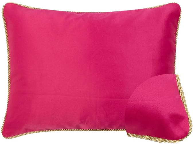 kussen satijn fuchsia 35x45cm