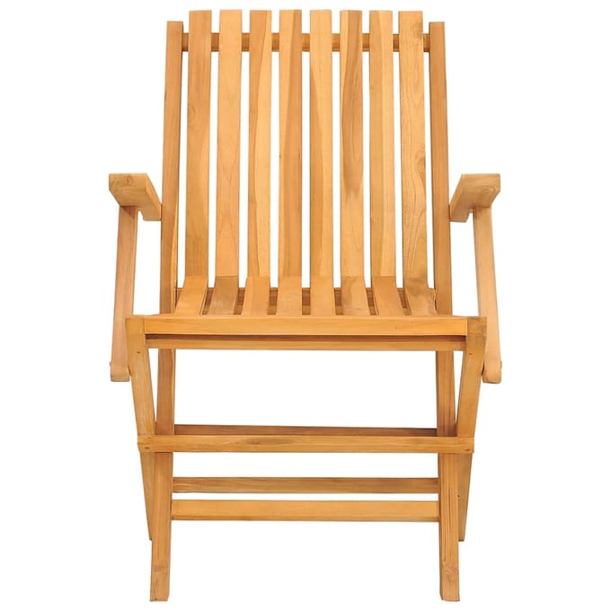 vidaXL - Klapstoelen, - 4 - stuks, - 61x67x90 - cm, - massief - teakhout