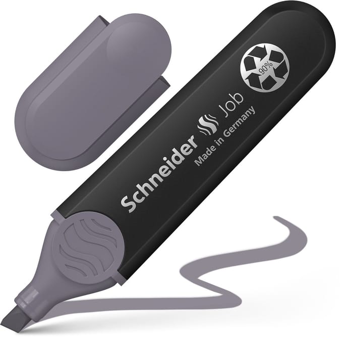 Schneider markeerstift - tekstmarker Job 150 - mauve grey - 1 stuks - S-1513