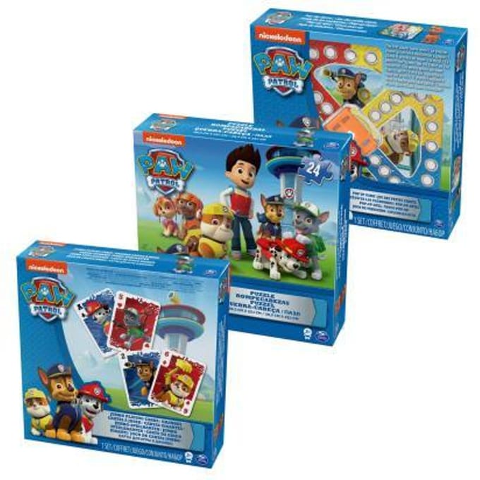 PAW Patrol - Bordspel - Multipakket - Met puzzel - Met spel - Met speelkaarten