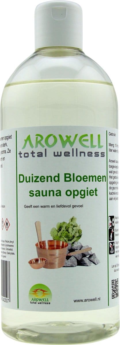 Arowell - Duizend Bloemen sauna opgiet saunageur opgietconcentraat - 500 ml