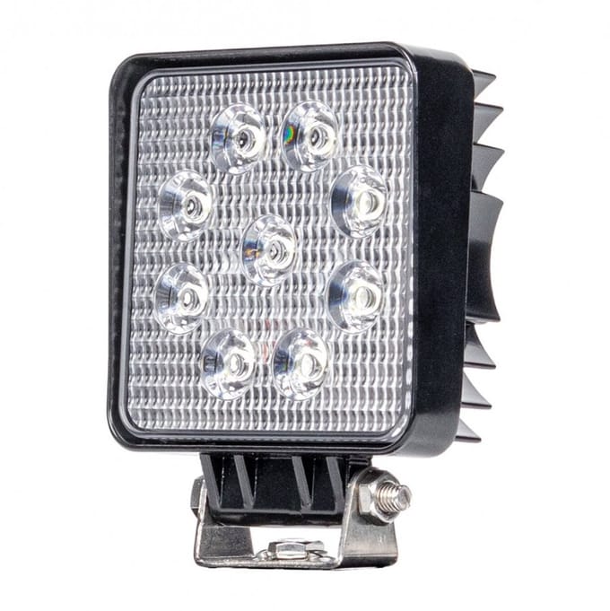 Led werklamp 27 watt ECE R10 gekeurd met 7 meter kabel geschikt voor 12V en 24 Volt