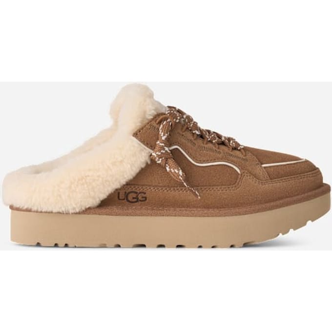 UGG® Lowmel Mule Trainer in Brown, Polyester/Wool