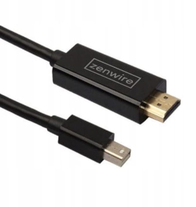 KABELADAPTER MINI DisplayPort HDMI 4K THUNDERBOLT 180cm snoer voor Macbook Pro Air en andere Zenwire ZC-7