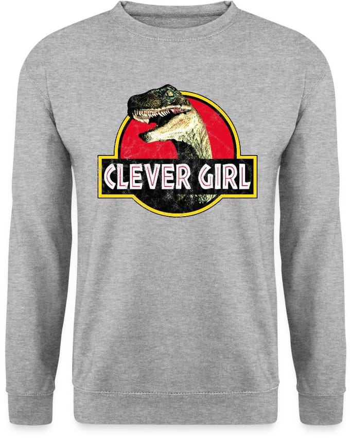 Jurassic World Raptor Clever Girl Sweater Heren