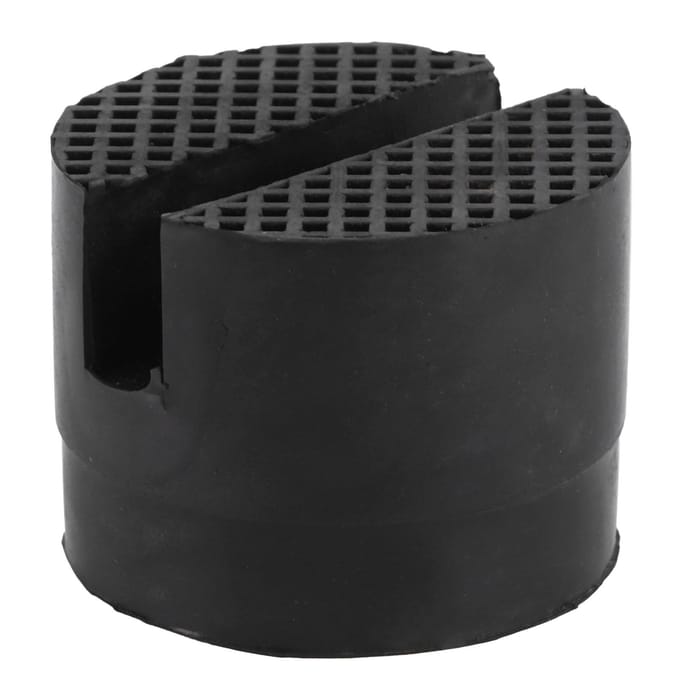 Sleufvormige Framebalk Vloerkrik Adapter Lift Rubber Pad Standaard Houder 5cm1.96inch Diameter black