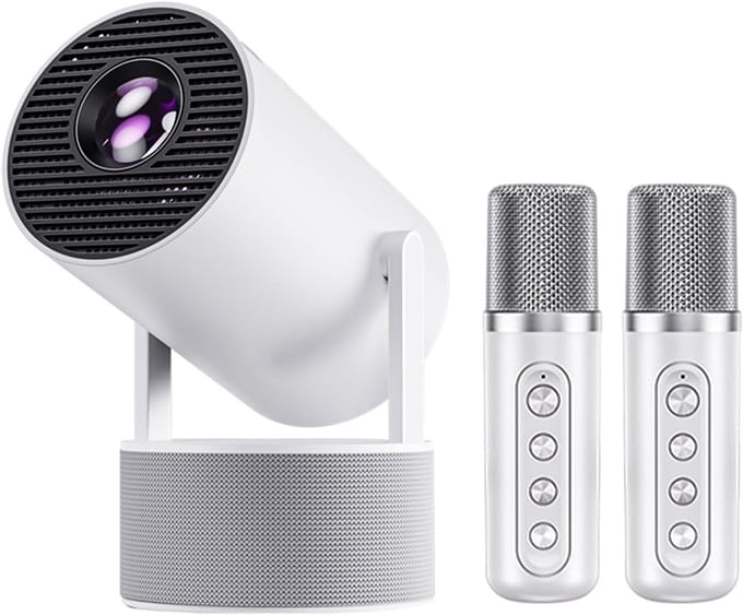 Draagbare Mini Projector - Slimme Beamer - Thuisbioscoop - Automatische Keystone Correctie - 130 inch Beeld