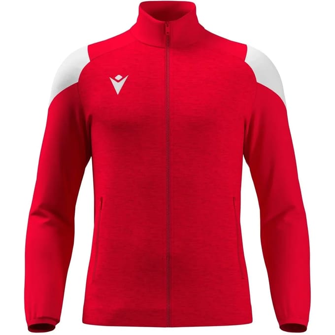 Macron Glory Vanir Top Full Zip Heren - Rood / Wit | Maat: 3XL