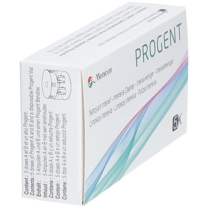 Menicon Progent [5x 5ml typa A + 5x 5ml type B + 1 lenshouder] - lenzenvloeistof