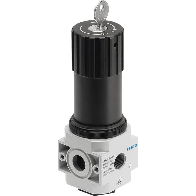 Festo Drukregelaar Aansluitplaat 0.5-12bar 1800l/min Mini - 194682 - P2YE2