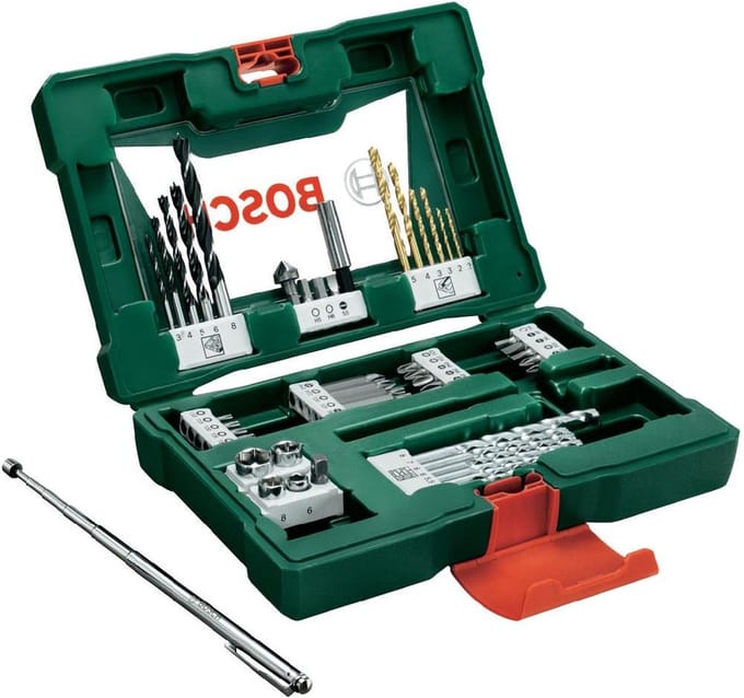 Bosch V-Line borenset - 48-delig - Titanium Plus Serie - Voor hout, metaal en steen
