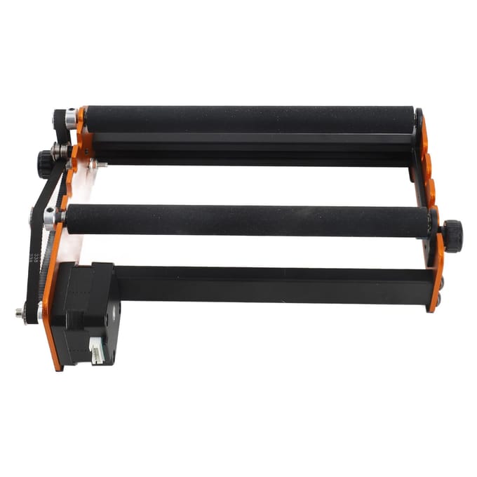 Laser Roterende Roller Graveer Module M2 Laser Graveerapparaat Y-as Roterende 360 Graden Roller voor ACMER P1 P2 black