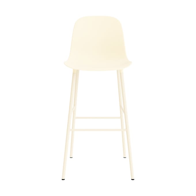 Normann Copenhagen Form Barstoel staal - NormannCopenhagenFormCream - 75 cm