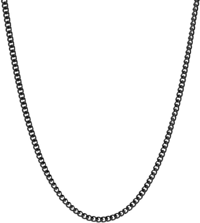 STEEL & BARNETT - Ketting Heren - Minimal - Zwart - Verstelbaar