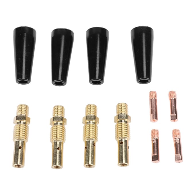 48 Stuks Flux Core Gasloos Mondstuk Tips Kit 0.030 Inch MIG Las Tips Gas Diffuser voor Magnum 100L