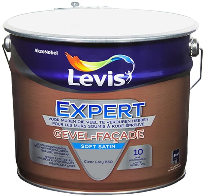 Levis - Expert Gevel Mix - Clear Grey B50 - Mengverf - 10 L
