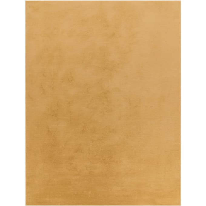 Zacht kleed Solina geel 80x150 cm