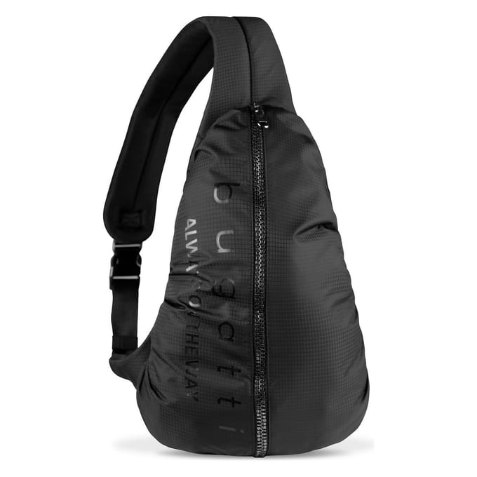 bugatti schoudertas Letters Crossbody Bag Black zwart
