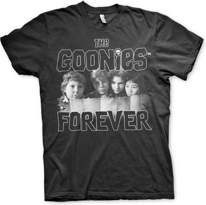 The Goonies Heren Tshirt -S- Forever Zwart
