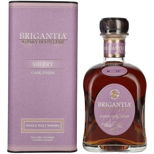 Steinhauser BRIGANTIA Single Malt Whisky SHERRY Cask Finish 46% Vol. 0,7l in geschenkverpakking