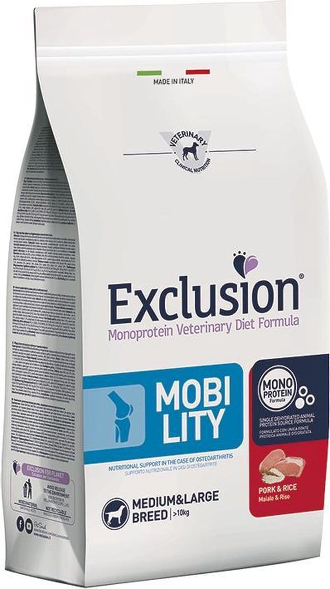 Exclusion Veterinary Mobility adult pork 2 kilo