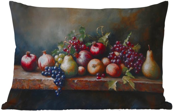 Buitenkussens - Tuin - Rustiek - Stilleven - Fruit - 50x30 cm