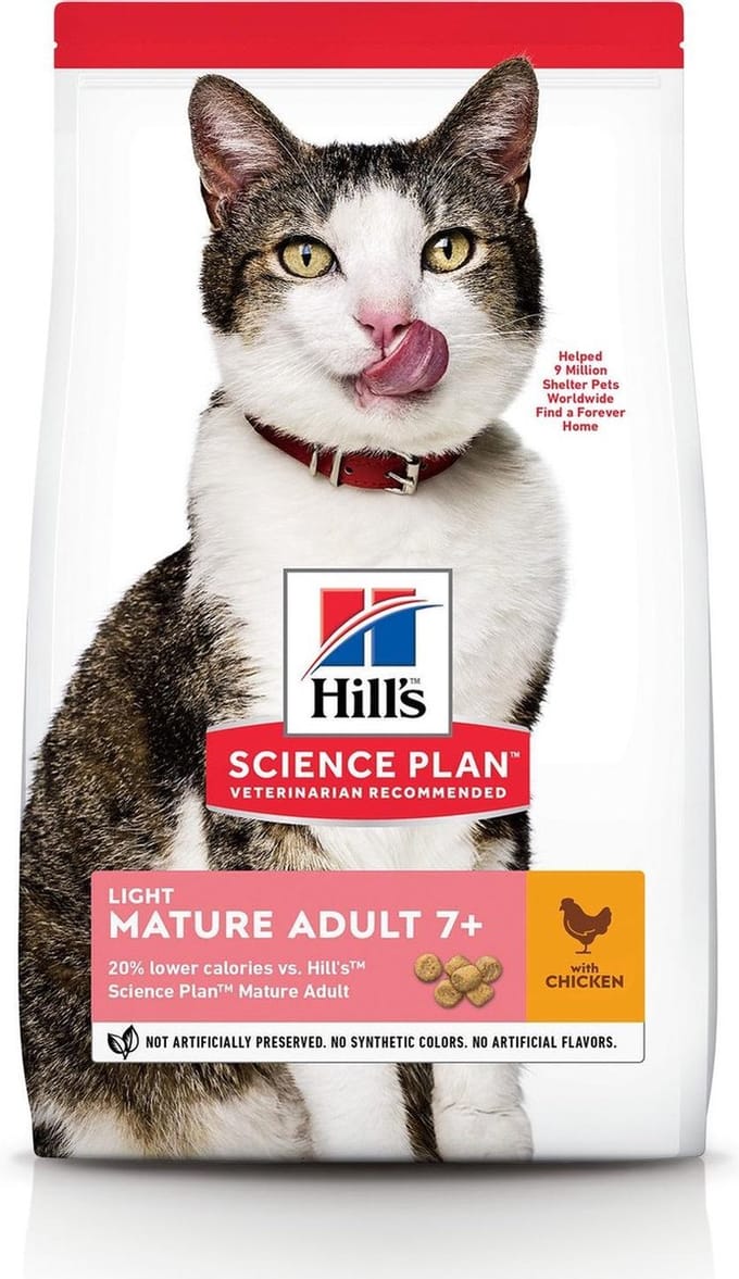 Hill's Science Plan Kattenvoer Mature Adult Light Kip 1,5 kg