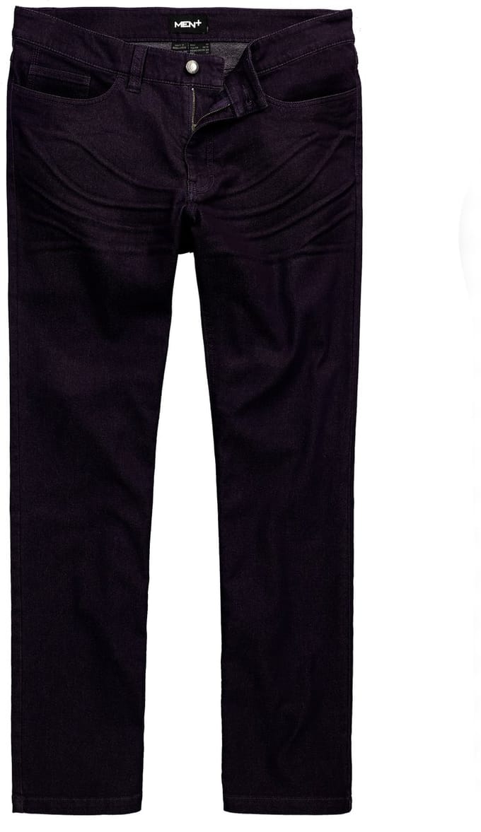 Men Plus - Heren - Broek Buik-Fit 5-Pocket superstretch Regular fit - Donker violet - Maat 60